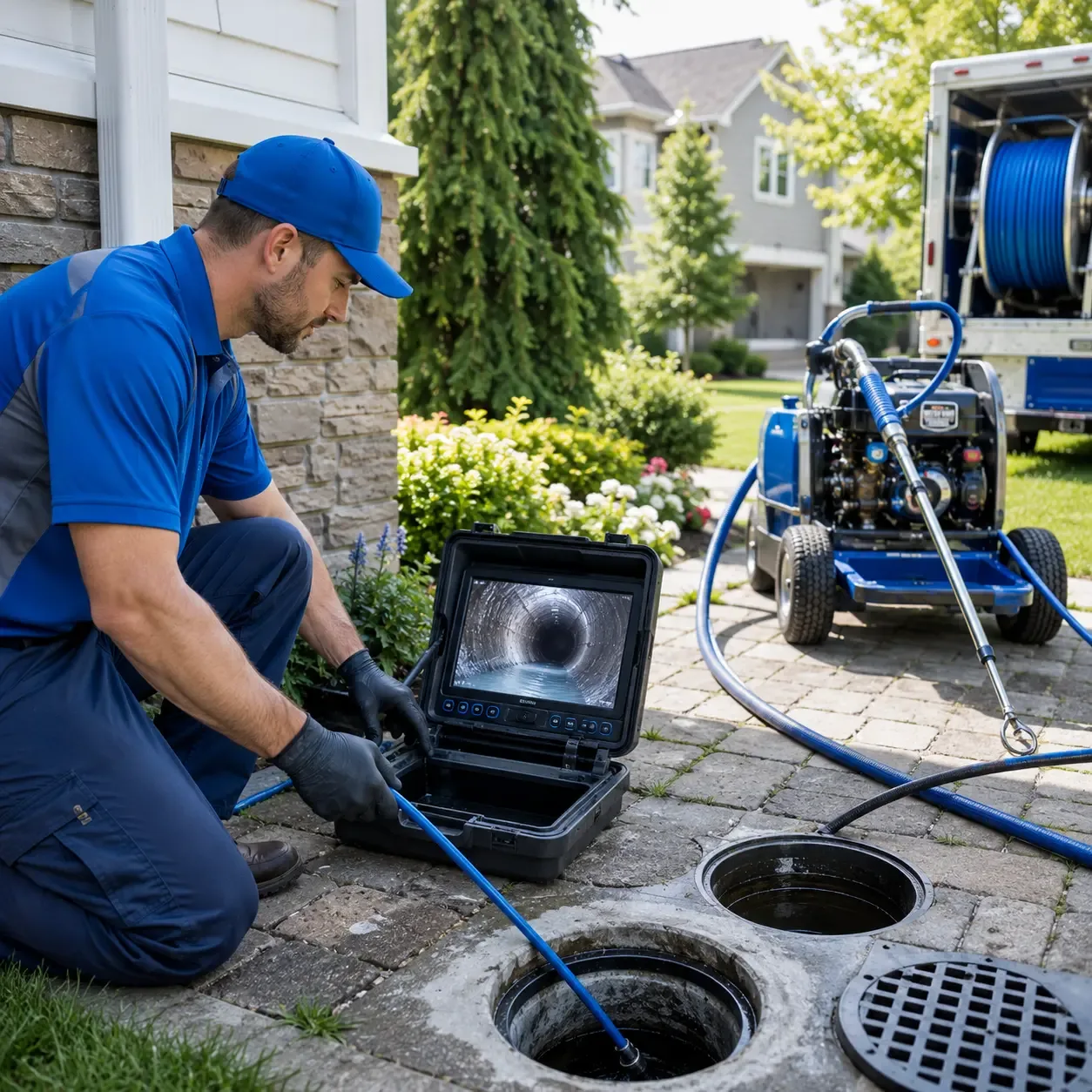 Outdoor drain cleaning professionals serving Francisco, IN